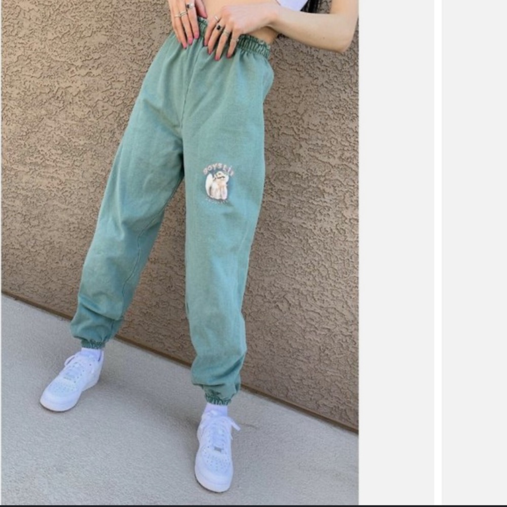 Boy’s Lie Goodbye Sweatpants in Green
